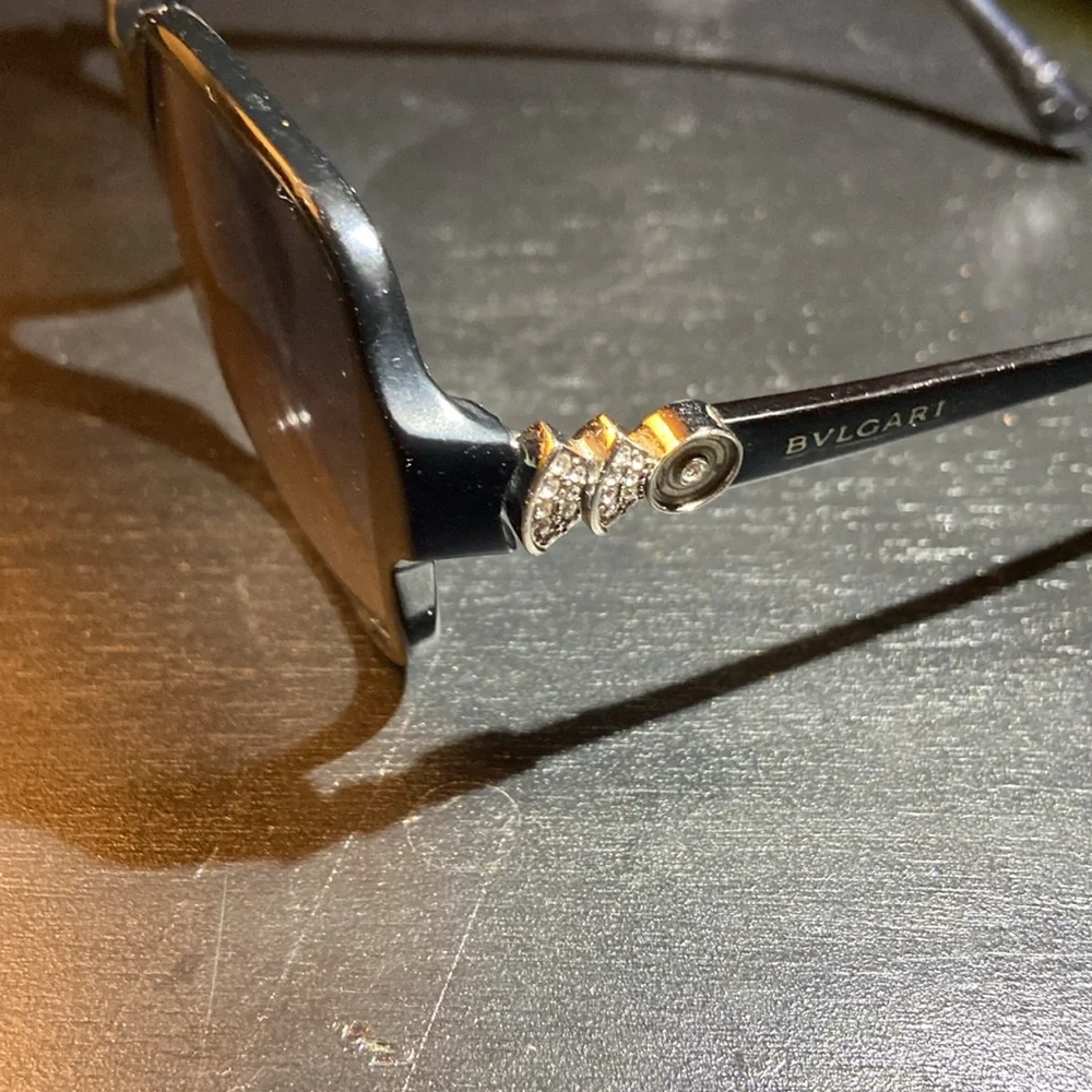 Bvlgari sunglasses with Swarovski crystals womens